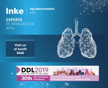 Inke to exhibit at the Drug Delivery to the Lungs (DDL) Conference 2019 in Edinburgh